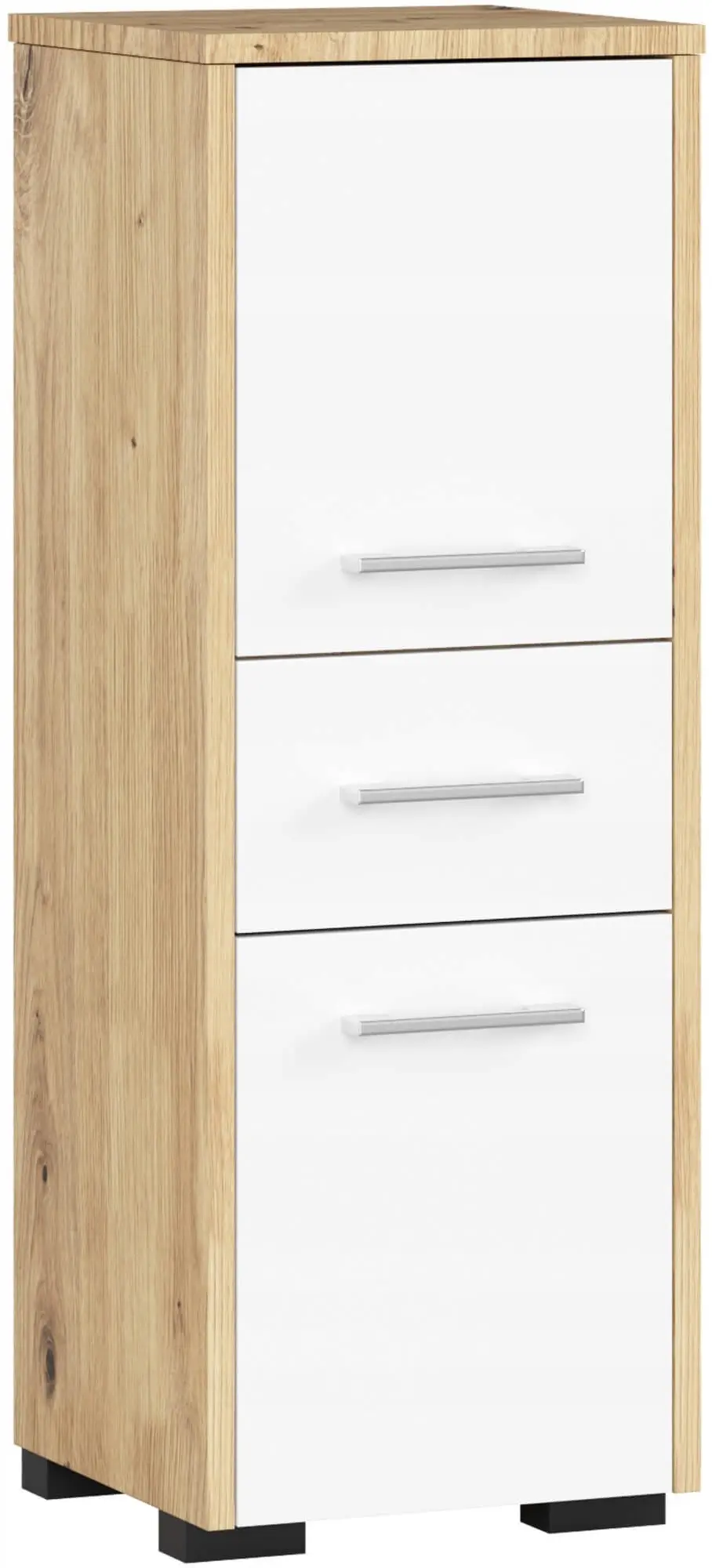 Dulap Akord Fin 30 2D1SZ 85cm (Artisan Oak/White)