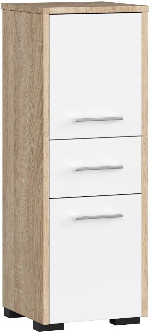 Dulap Akord Fin 30 2D1SZ 85cm (Sonoma Oak/White)
