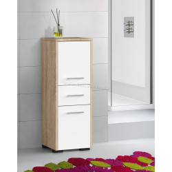 Dulap Akord Fin 30 2D1SZ 85cm (Sonoma Oak/White)