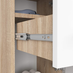 Dulap Akord Fin 30 2D1SZ 85cm (Sonoma Oak/White) Thumb