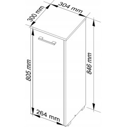 Dulap Akord Fin S30 1D (Artisan Oak) Thumb