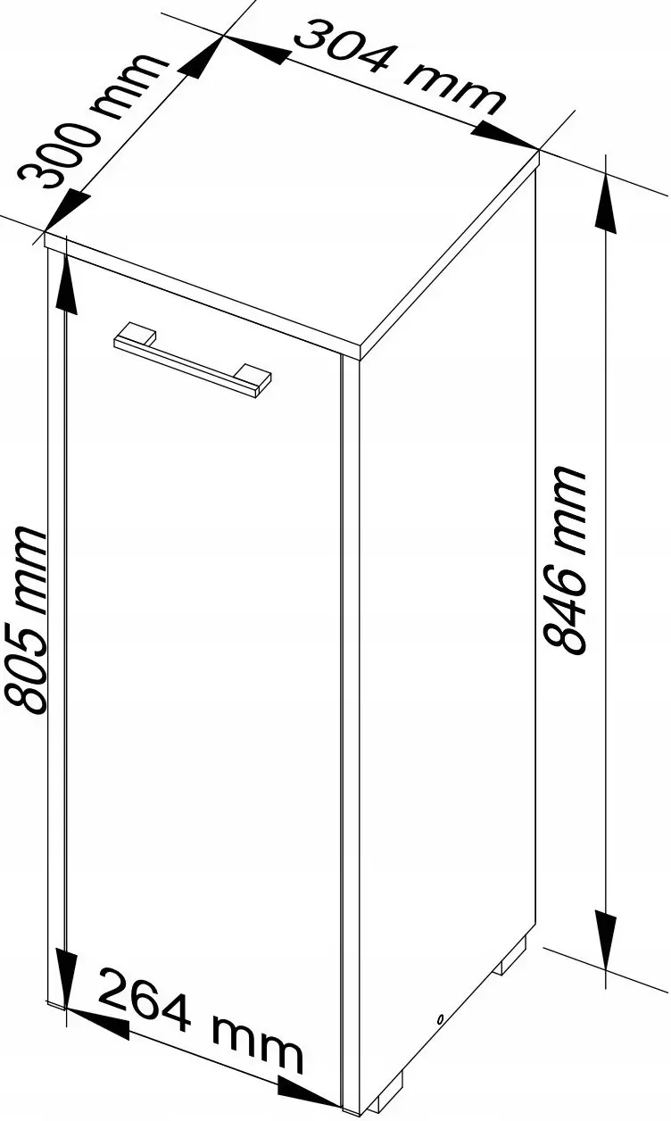 Dulap Akord Fin S30 1D (Artisan Oak)