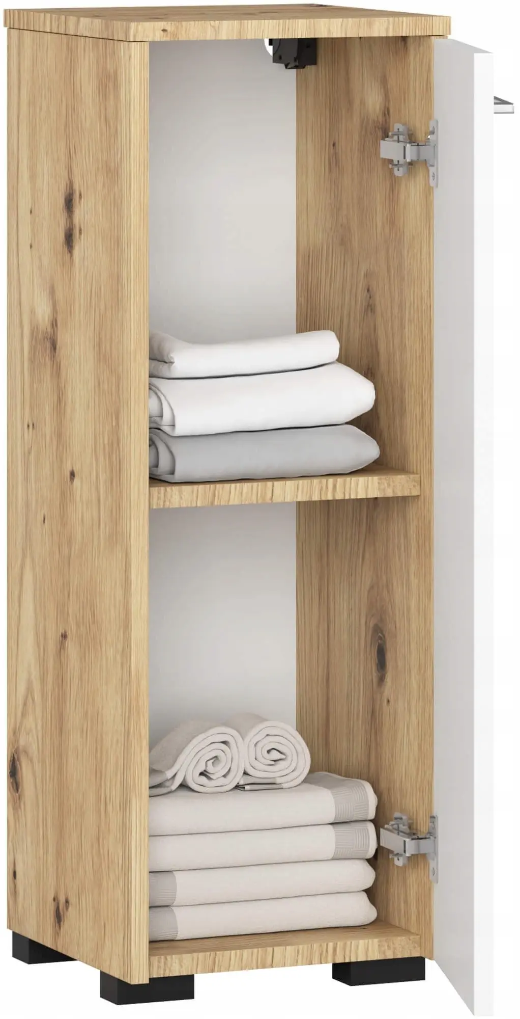 Dulap Akord Fin S30 1D (Artisan Oak/White)