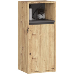 Dulap suspendat Akord Vami W35 1D1W (Artisan Oak/Graphite Grey) Thumb