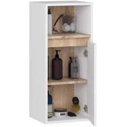 Шкафчик подвесной Akord Vami W35 1D1W (White/Sonoma Oak) Thumb