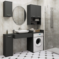 Стойка для стиральной машины Akord Fin 98см (Graphite Grey) Thumb