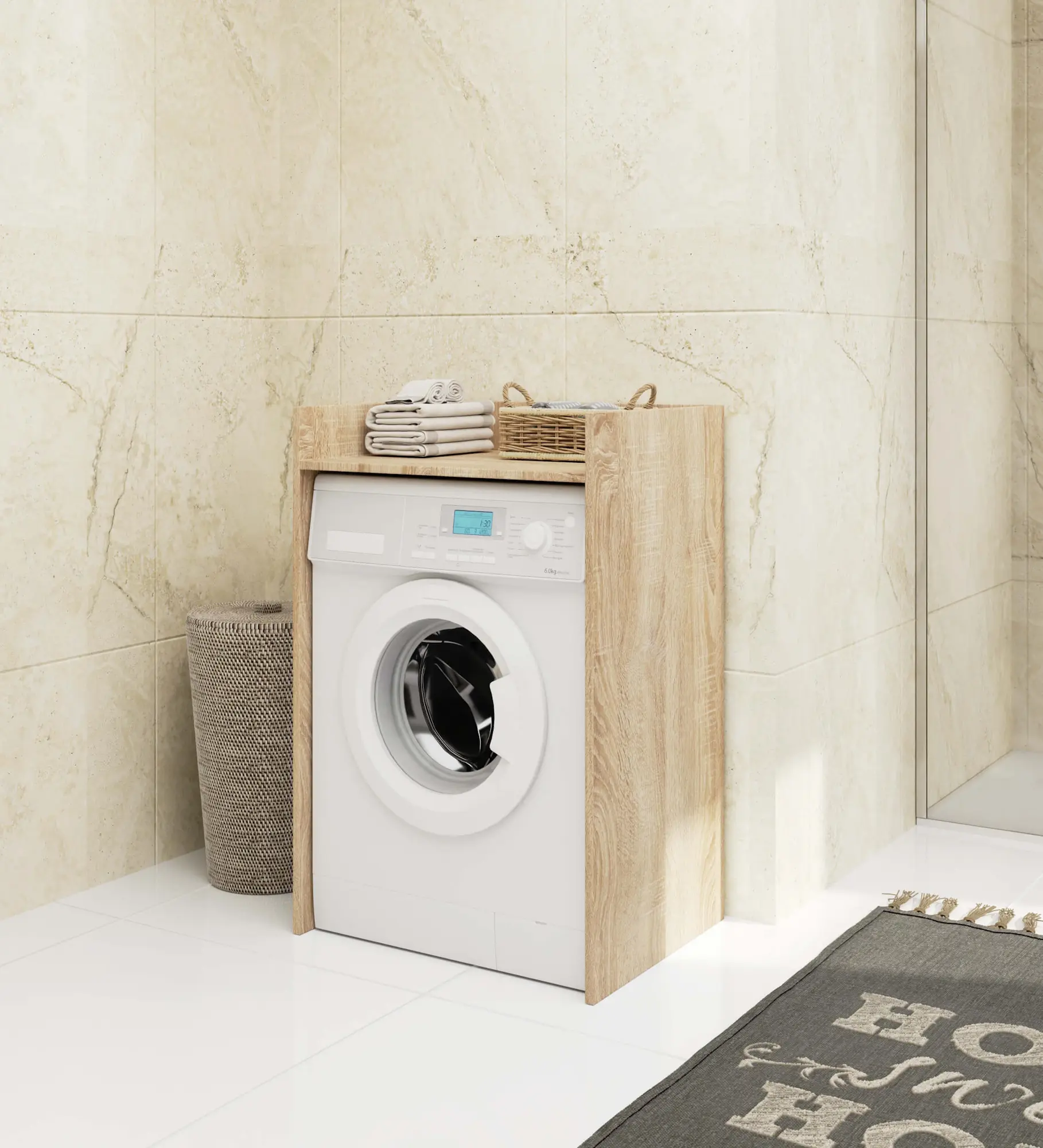 Carcasa masina de spalat Akord Fin 98cm (Sonoma Oak)