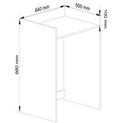 Carcasa masina de spalat Akord Fin 98cm (White) Thumb