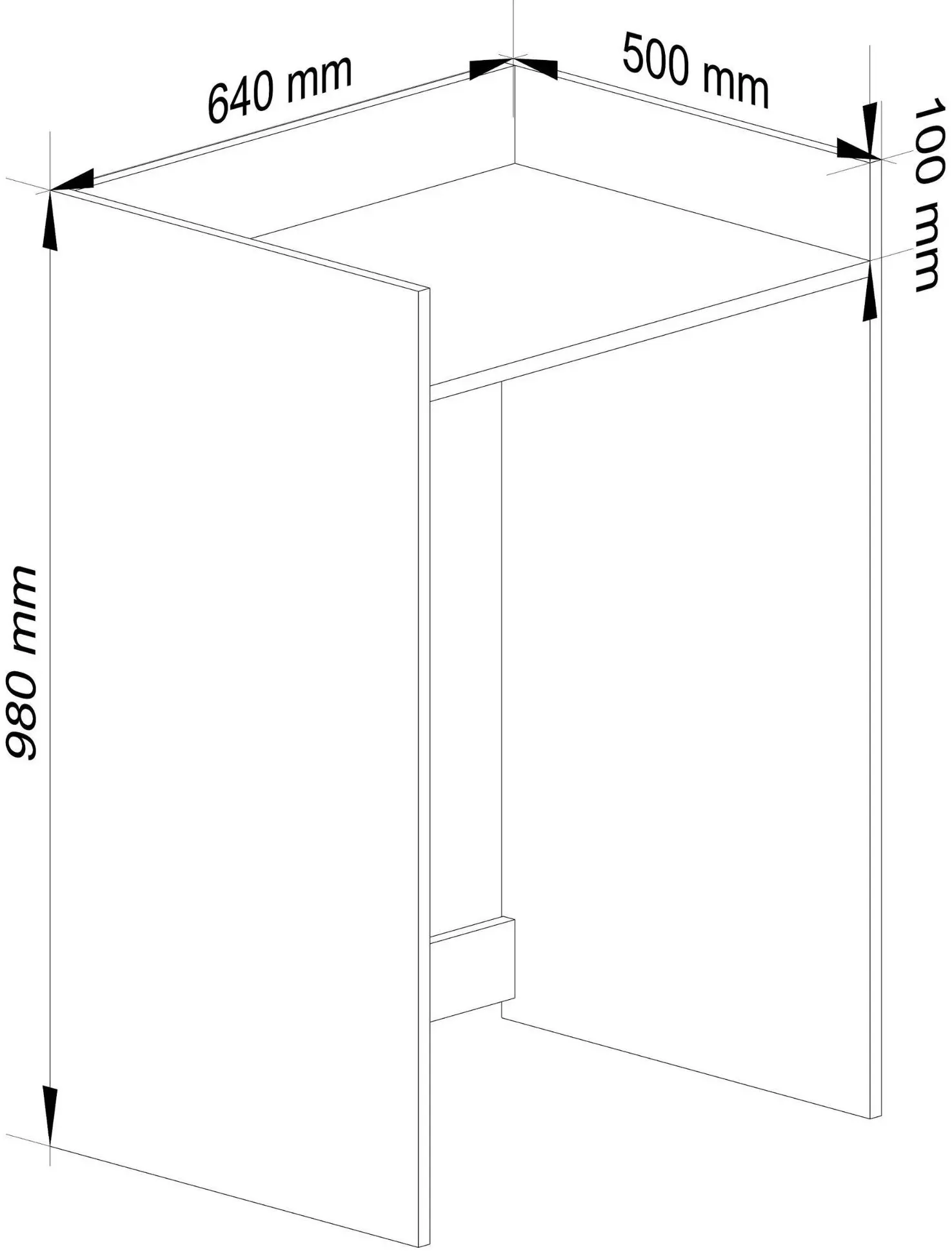 Carcasa masina de spalat Akord Fin 98cm (White)