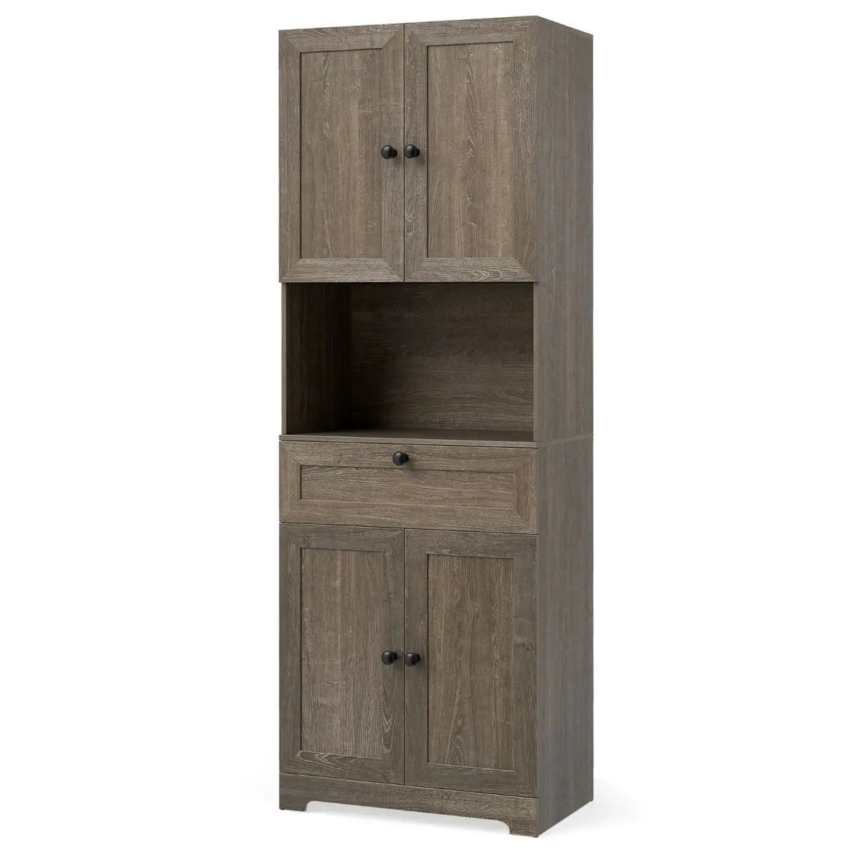 Шкаф для ванной Costway JV13228GR (Grey) - 2
