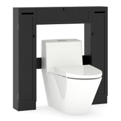 Шкафчик для ванной Costway BA7920DK (Black) Thumb