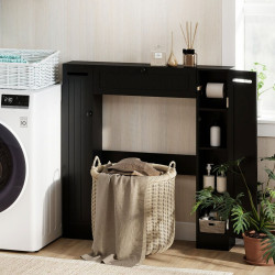 Шкафчик для ванной Costway BA7920DK (Black) Thumb
