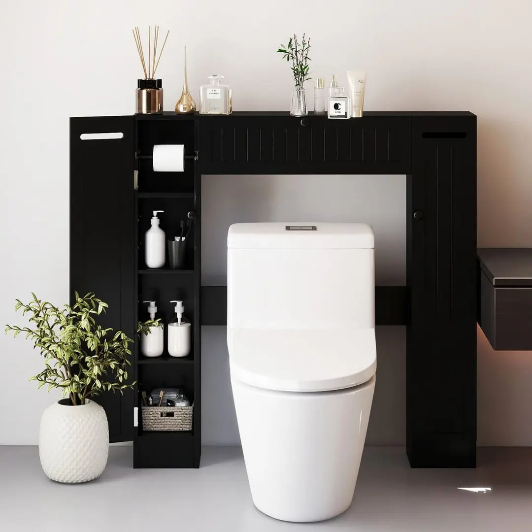 Шкафчик для ванной Costway BA7920DK (Black)