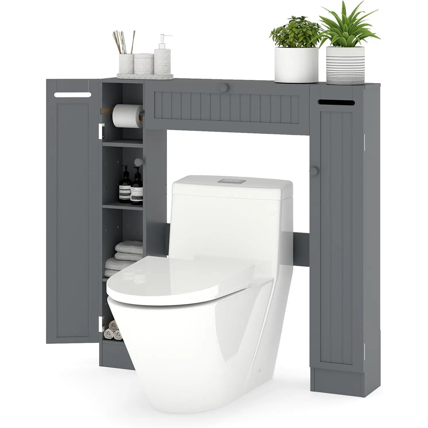 Шкафчик для ванной Costway BA7920GR (Grey) - 3