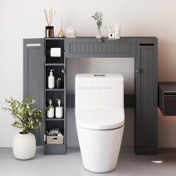 Шкафчик для ванной Costway BA7920GR (Grey)
