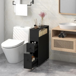 Dulap de baie Costway BA8160DK (Black) Thumb