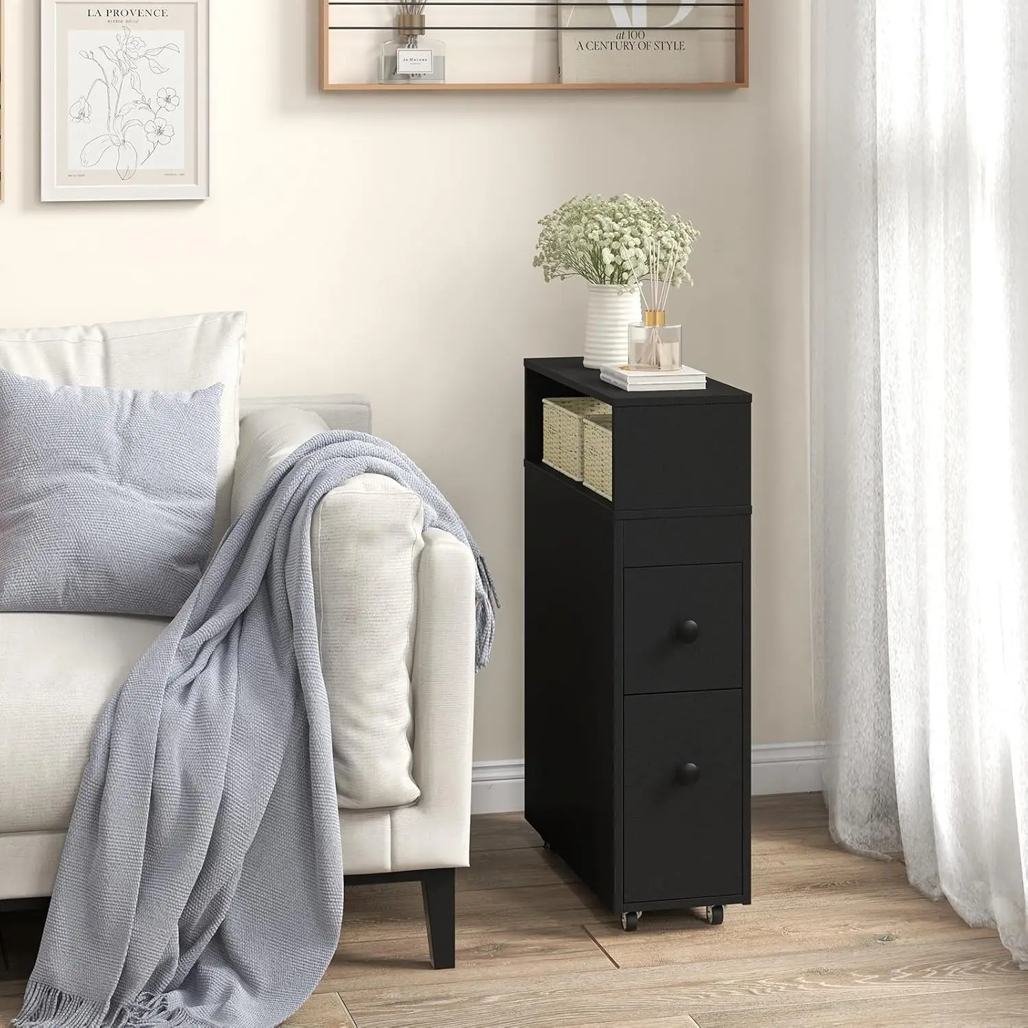 Dulap de baie Costway BA8160DK (Black)