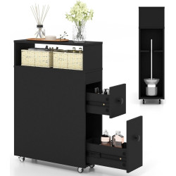 Dulap de baie Costway BA8160DK (Black) Thumb