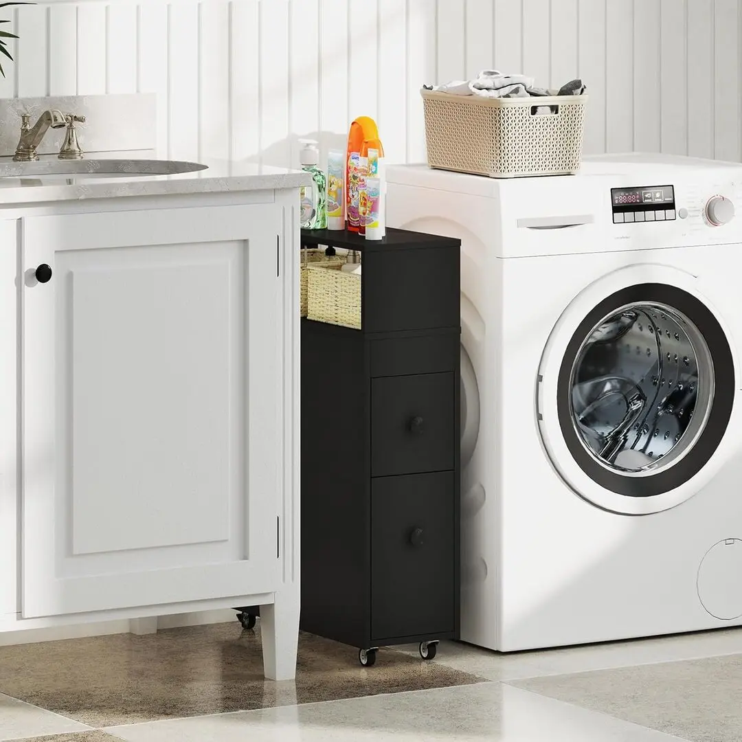 Dulap de baie Costway BA8160DK (Black)