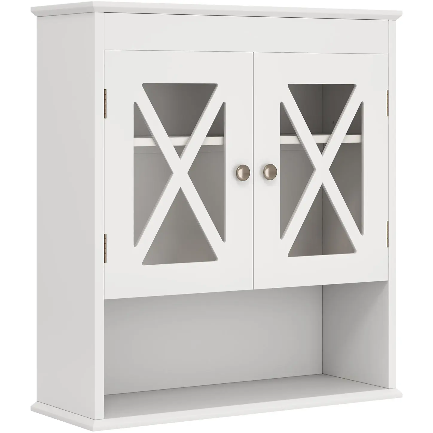 Dulap pentru baie Costway BA8175WH (White) - 2