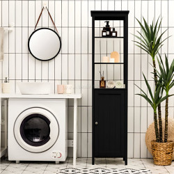 Шкафчик для ванной Costway HW66819DK (Black)