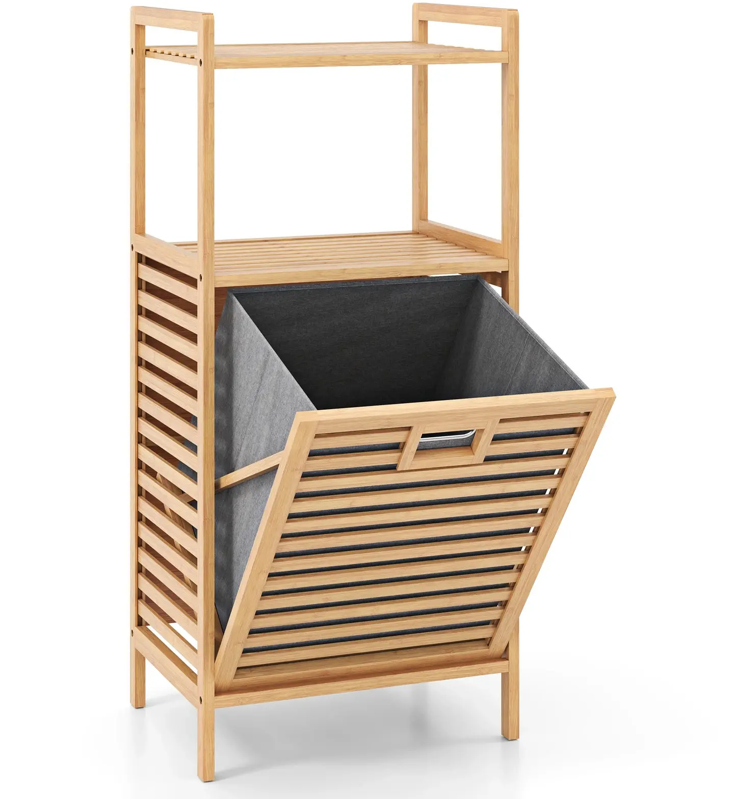 Шкафчик для ванной Costway JV12472NA (Natural) - 2
