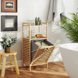 Шкафчик для ванной Costway JV12472NA (Natural)