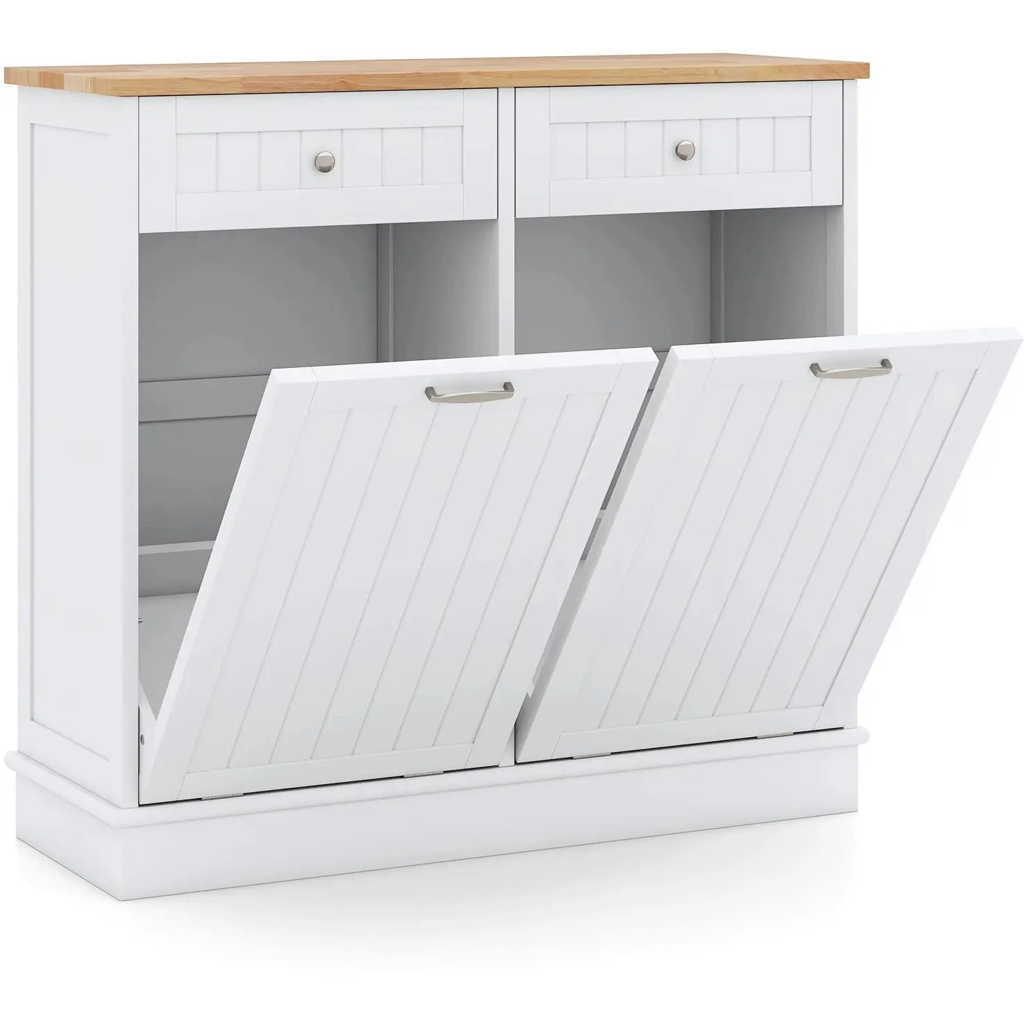 Dulap pentru baie Costway JV12575WH (White) - 2