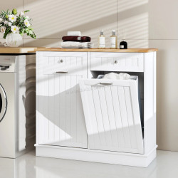 Шкафчик для ванной Costway JV12575WH (White)