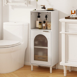 Шкафчик для ванной Costway JV12697WH (White)