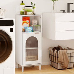 Шкафчик для ванной Costway JV12697WH (White) Thumb