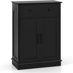 Шкафчик для ванной Costway JV12806DK (Black) Thumb