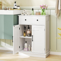 Шкафчик для ванной Costway JV12806WH (White)