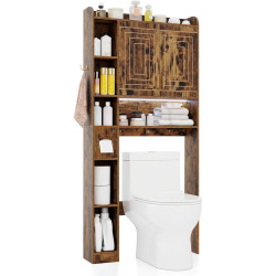 Шкафчик для ванной Costway JV12820CF (Brown) Thumb