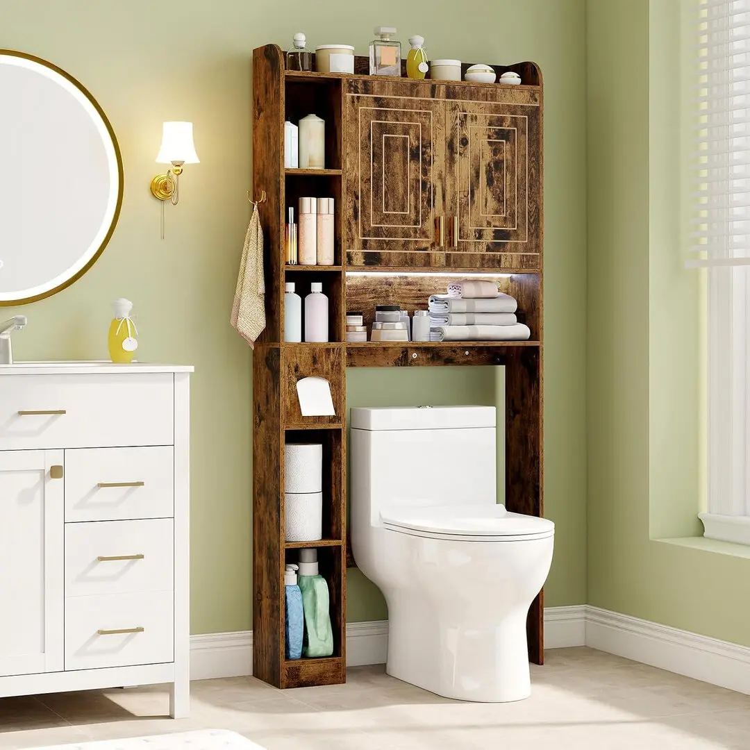 Шкафчик для ванной Costway JV12820CF (Brown)