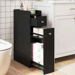 Шкафчик для ванной Costway JV12829DK (Black)