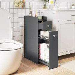 Шкафчик для ванной Costway JV12829GR (Grey)