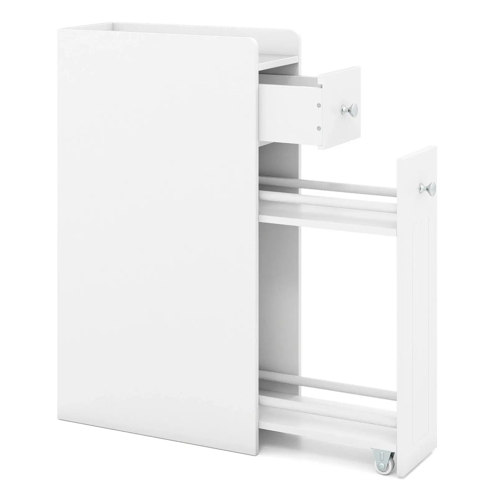 Шкафчик для ванной Costway JV12829WH (White) - 2
