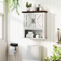 Шкафчик для ванной Costway JV12880WH (White)