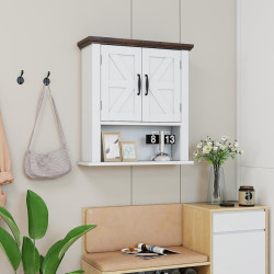 Шкафчик для ванной Costway JV12880WH (White) Thumb