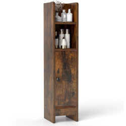 Шкафчик для ванной Costway JV12885CF (Brown) Thumb