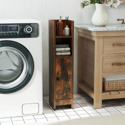 Шкафчик для ванной Costway JV12885CF (Brown) Thumb