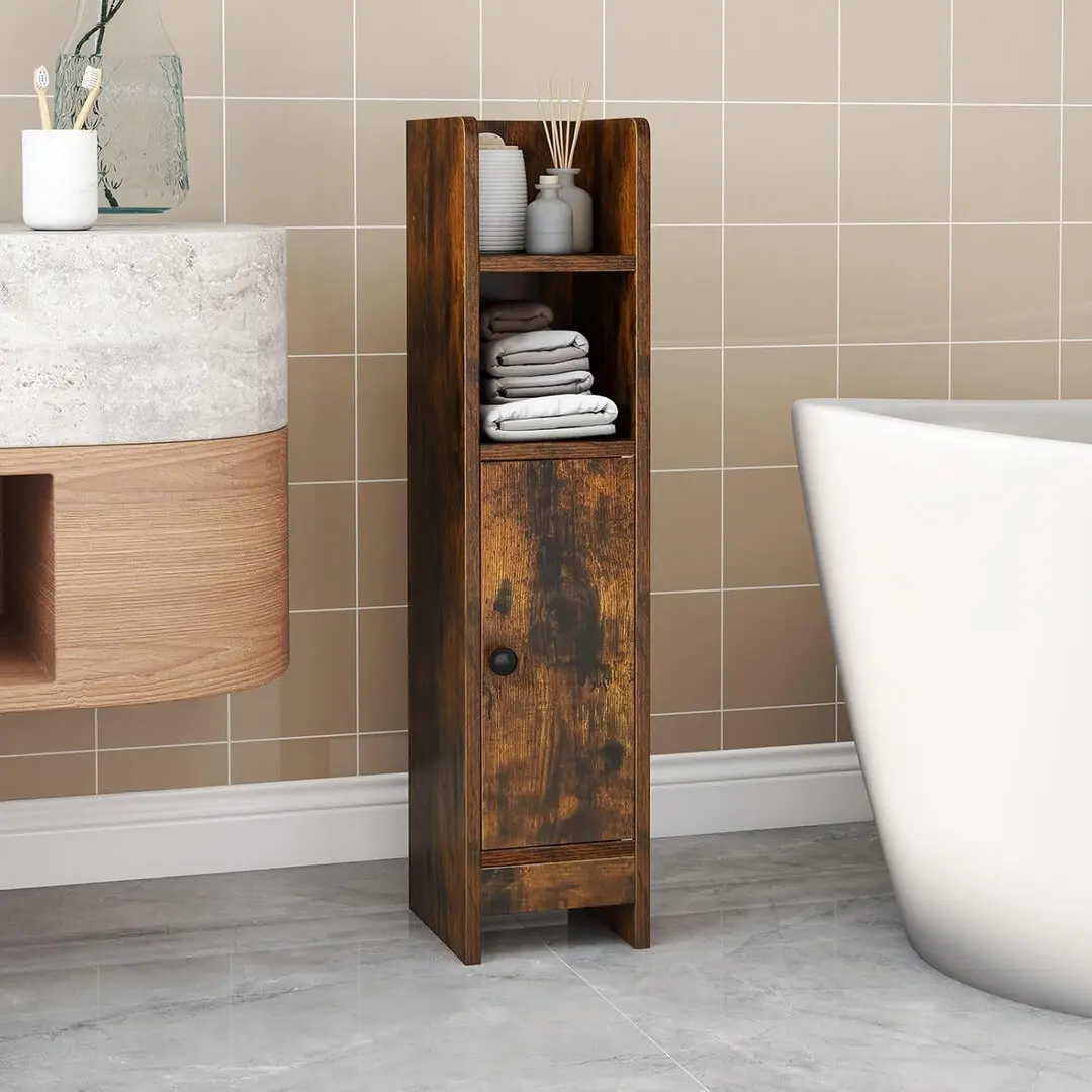 Шкафчик для ванной Costway JV12885CF (Brown)
