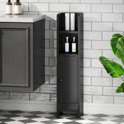 Шкафчик для ванной Costway JV12885DK (Black) Thumb