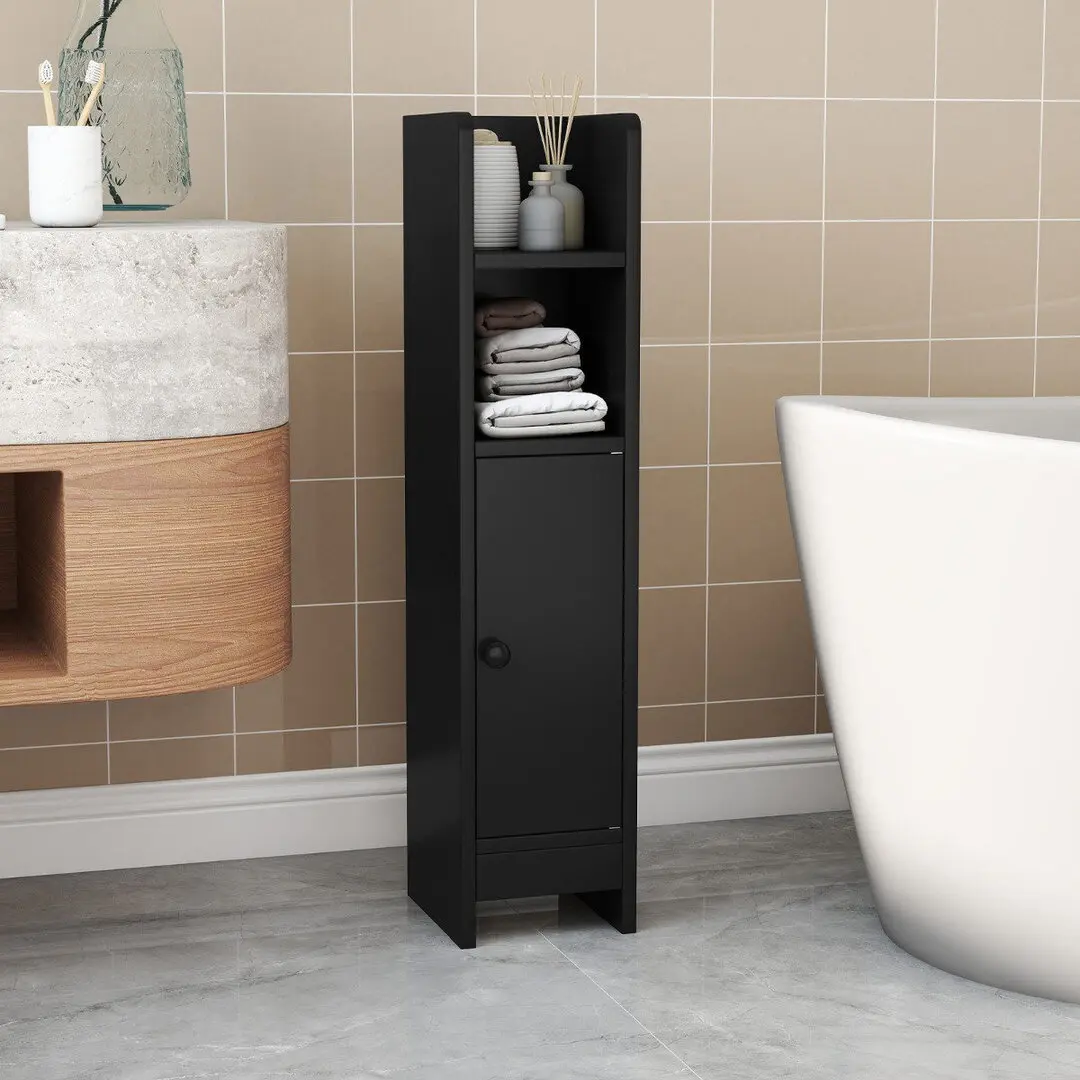 Шкафчик для ванной Costway JV12885DK (Black)