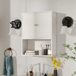 Шкафчик для ванной Costway JV12897WH (White)