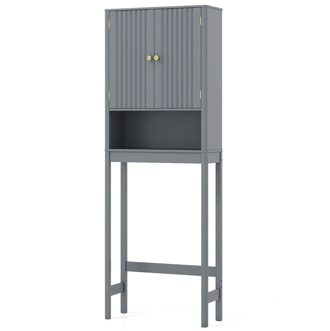 Шкафчик для ванной Costway JV12943HS (Grey) - 2