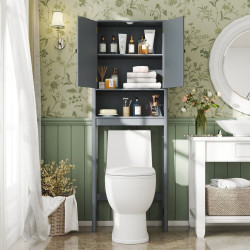 Шкафчик для ванной Costway JV12943HS (Grey) Thumb