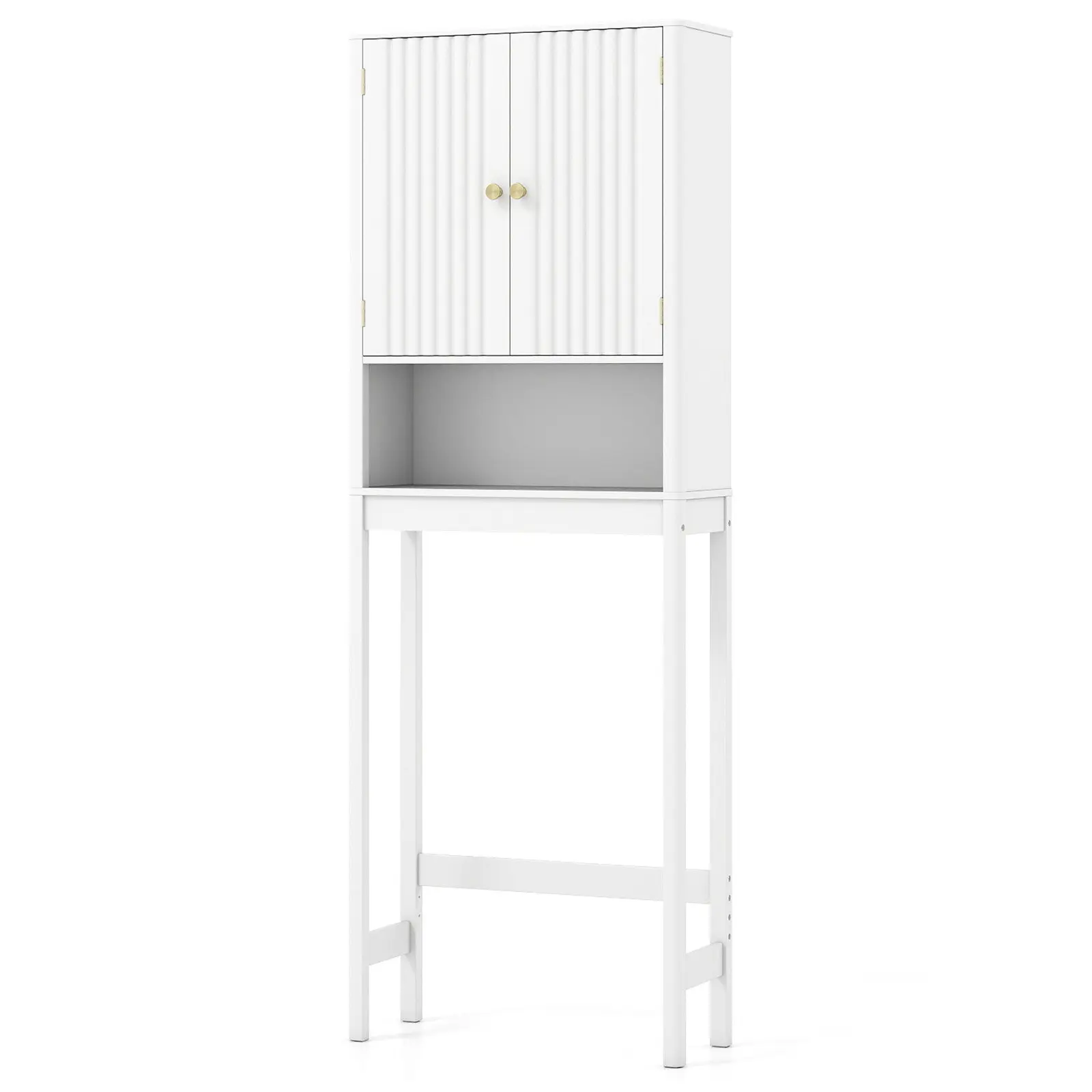 Шкафчик для ванной Costway JV12943WH (White) - 2