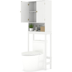 Шкафчик для ванной Costway JV12943WH (White) Thumb